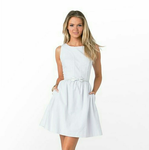 white lilly pulitzer dress